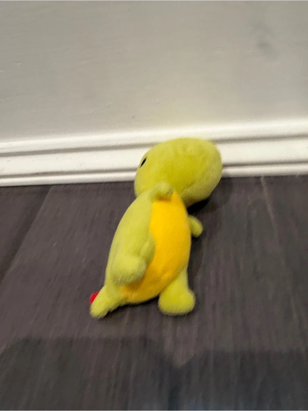 Green Plush 4.5” in Stegosaurus Dinosaur Toy with Red Spikes Stuffed Animal